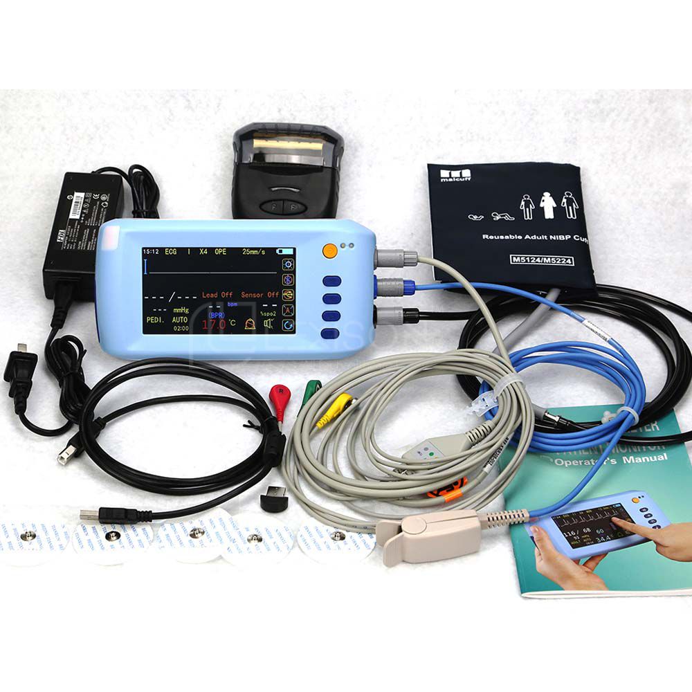 PPM-PPM-J900 Palmtop Patient Monitor Palmtop Touch Screen Muti-parameters Patient Monitor(with Bluetooth Function)